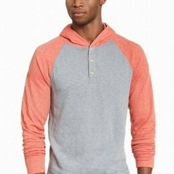 American Rag Men's Double Knit Hooded Shirt size M - Picture 1 of 7